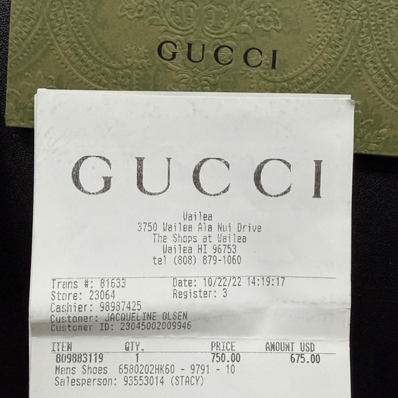 Gucci Beige and Brown Monogram Buckle Sandals - Picture 4 of 4